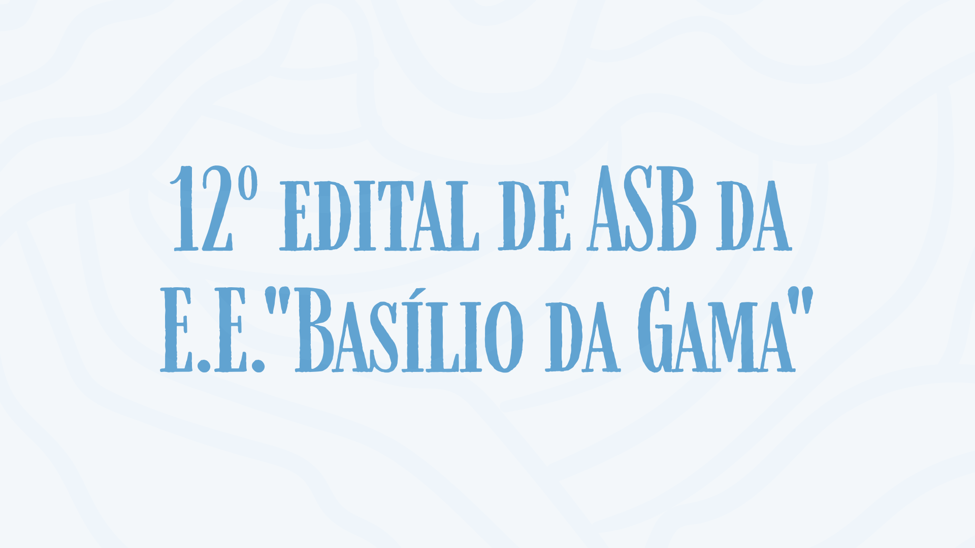 A E. E. Basílio da Gama divulga vaga para contratação de Auxiliar de Serviços de Educação Básica (ASB).